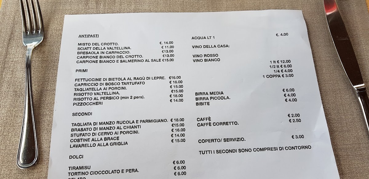 Menu Ristorante Crotto Di Pino-1